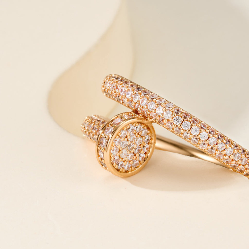 [✨ROSE💎]JUSTE RING 2.6MM FULL DIAMOND