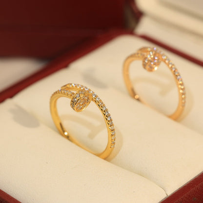 [✨ROSE💎]JUSTE 1.8MM FULL DIAMOND RING