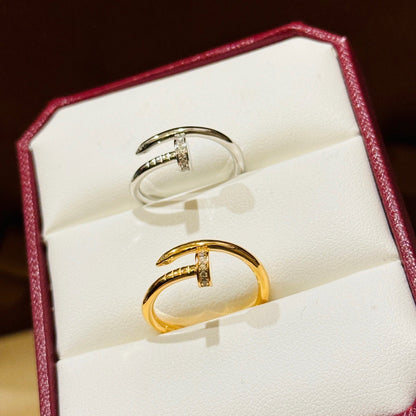 [✨ROSE💎]JUSTE 1.8MM HALF DIAMOND RING