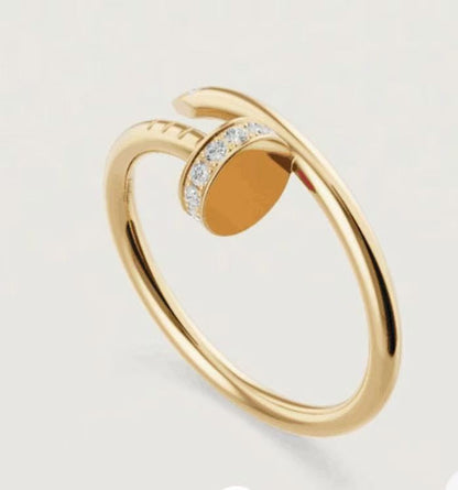 [✨ROSE💎]JUSTE 1.8MM HALF DIAMOND RING
