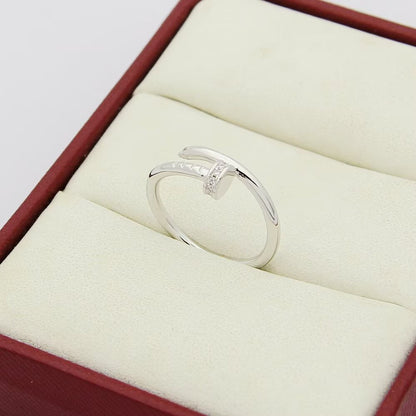 [✨ROSE💎]JUSTE 1.8MM HALF DIAMOND RING