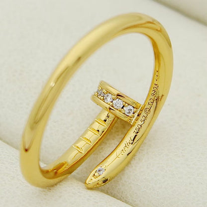 [✨ROSE💎]JUSTE 1.8MM HALF DIAMOND RING