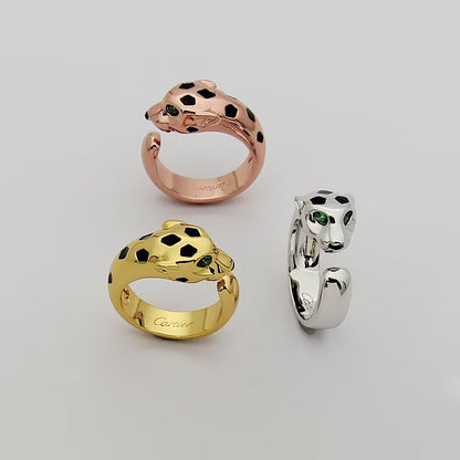 [✨ROSE💎]PANTHERE SPOTTED MEDIUM RING