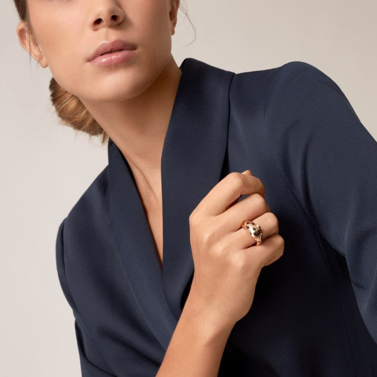 [✨ROSE💎]PANTHERE SPOTTED MEDIUM RING