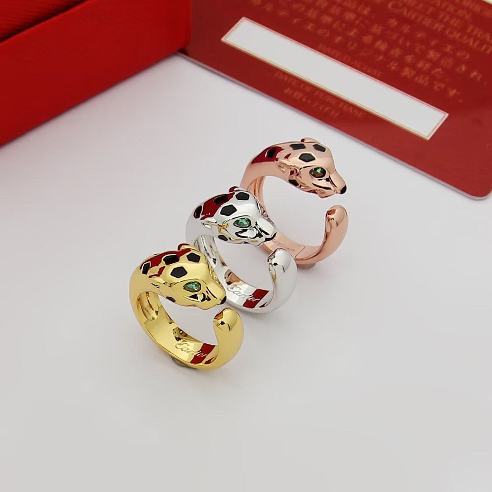 [✨ROSE💎]PANTHERE SPOTTED MEDIUM RING