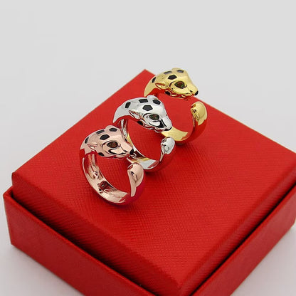 [✨ROSE💎]PANTHERE SPOTTED MEDIUM RING
