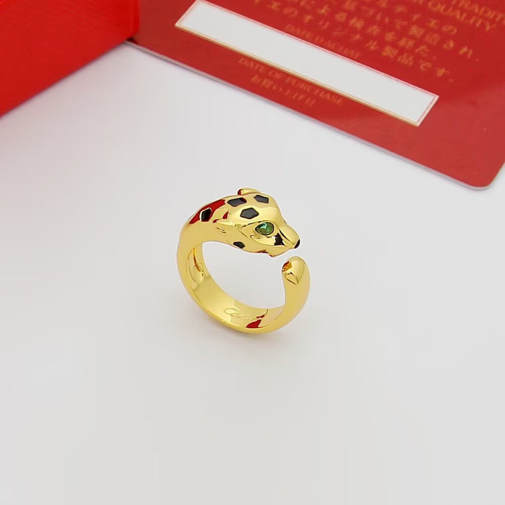 [✨ROSE💎]PANTHERE SPOTTED MEDIUM RING