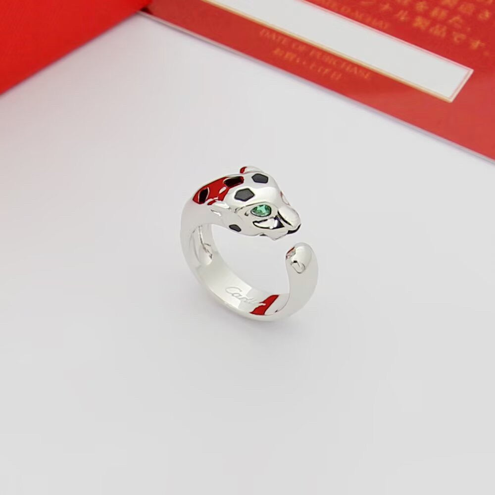 [✨ROSE💎]PANTHERE SPOTTED MEDIUM RING