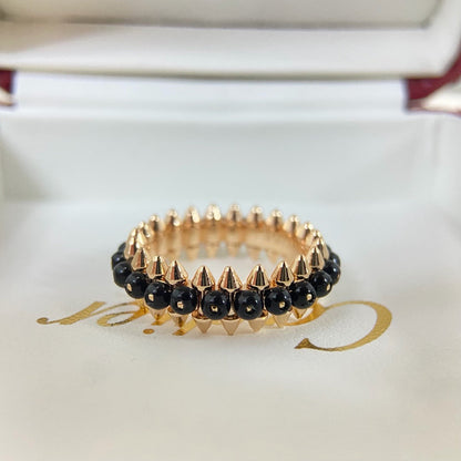 [✨ROSE💎]CLASH 7.9MM AGATE CHALCEDONY RING
