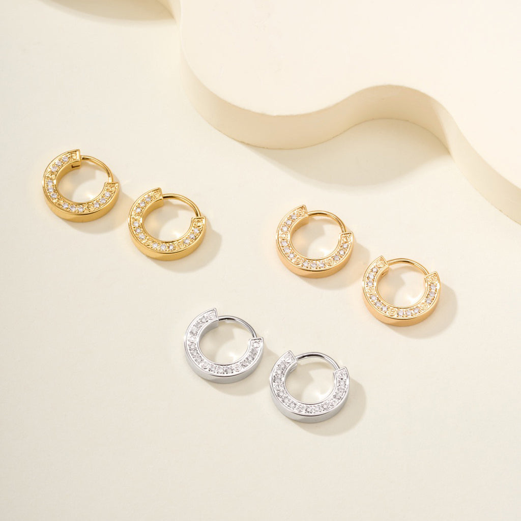 [✨ROSE💎]LOVE DIAMOND EARRINGS