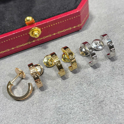 [✨ROSE💎]LOVE EARRINGS 2.65 MM NO DIAMOND SMALL