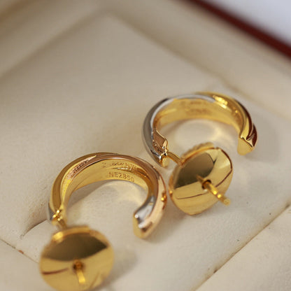 [✨ROSE💎]TRINITY ON DIAMOND MINI EARRINGS