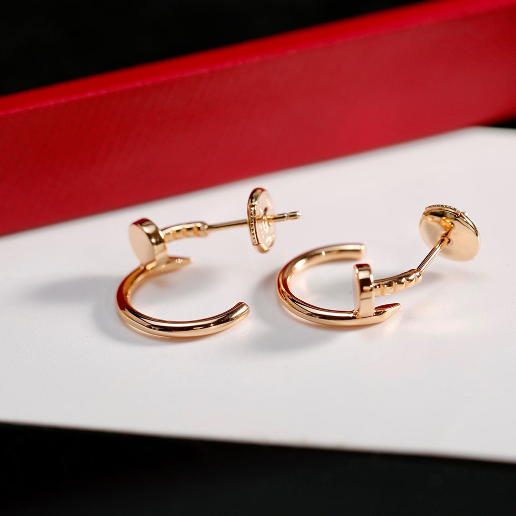 [✨ROSE💎]JUSTE NO DIAMOND SMALL EARRINGS