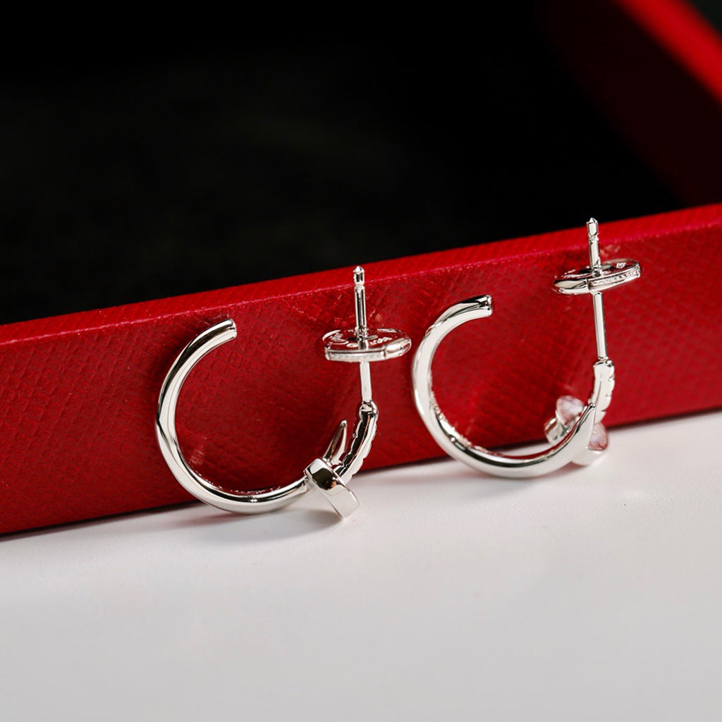 [✨ROSE💎]JUSTE NO DIAMOND SMALL EARRINGS