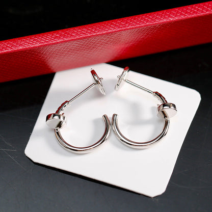 [✨ROSE💎]JUSTE NO DIAMOND SMALL EARRINGS