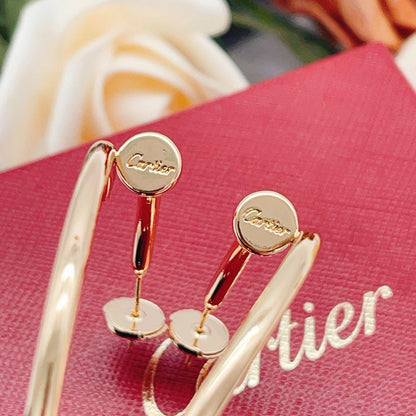 [✨ROSE💎]JUSTE NO DIAMOND LARGE EARRINGS