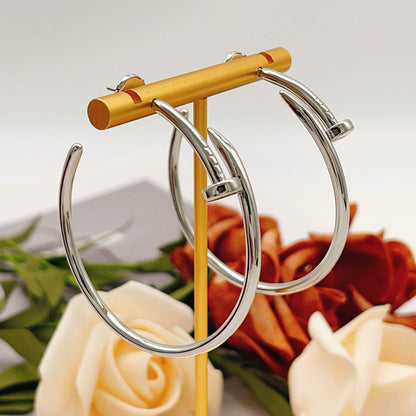 [✨ROSE💎]JUSTE NO DIAMOND LARGE EARRINGS