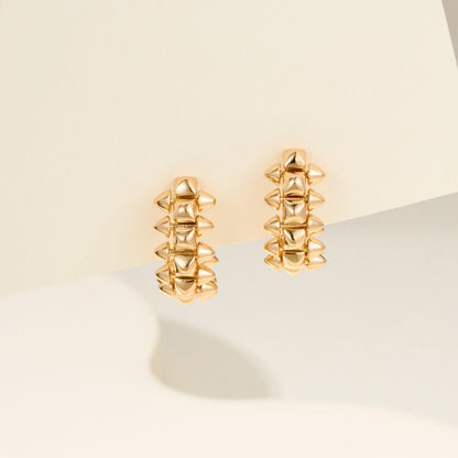 [✨ROSE💎]CLASH MINI HOOP EARRINGS