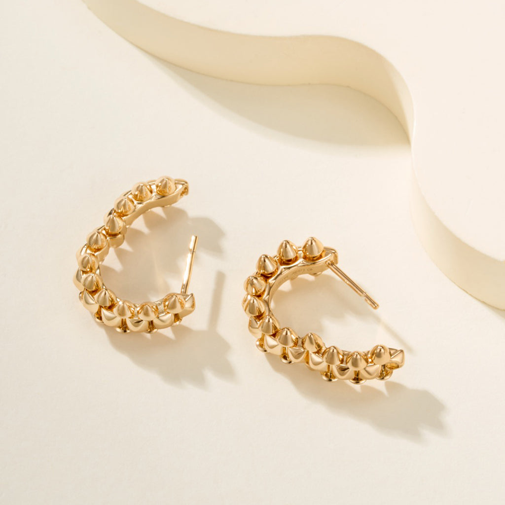 [✨ROSE💎]CLASH MINI HOOP EARRINGS