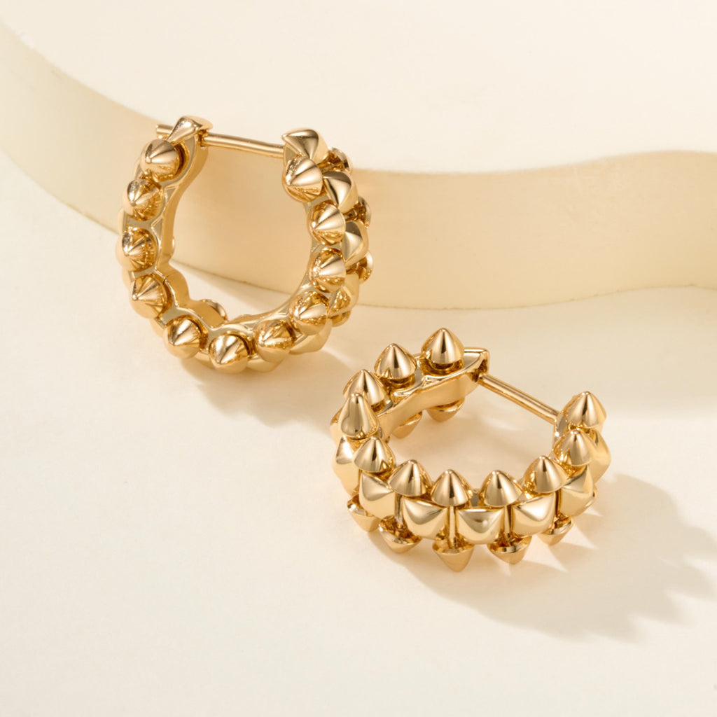[✨ROSE💎]CLASH MINI HOOP EARRINGS
