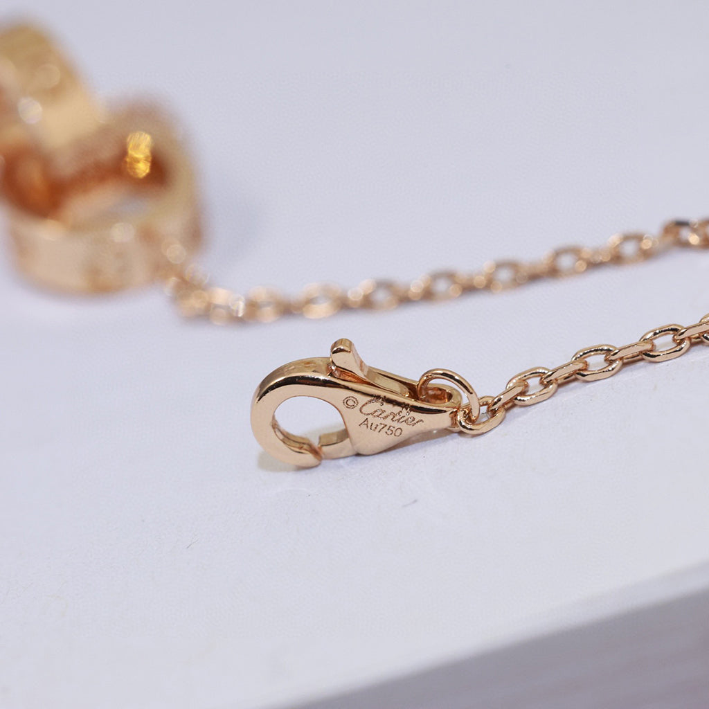 [✨ROSE💎]LOVE DOUBLE RING NECKLACE