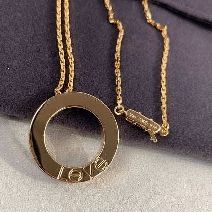 [✨ROSE💎]LOVE NECKLACE 16MM 3 DIAMONDS