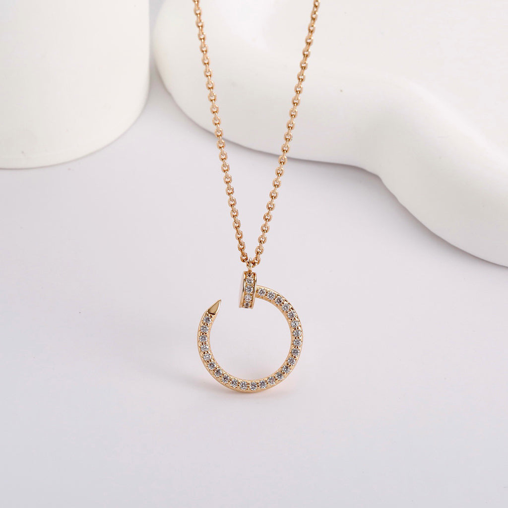 [✨ROSE💎]JUSTE NECKLACE FULL DIAMOND