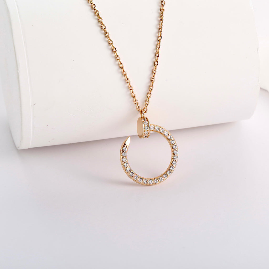 [✨ROSE💎]JUSTE NECKLACE FULL DIAMOND