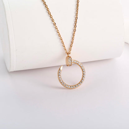 [✨ROSE💎]JUSTE NECKLACE FULL DIAMOND
