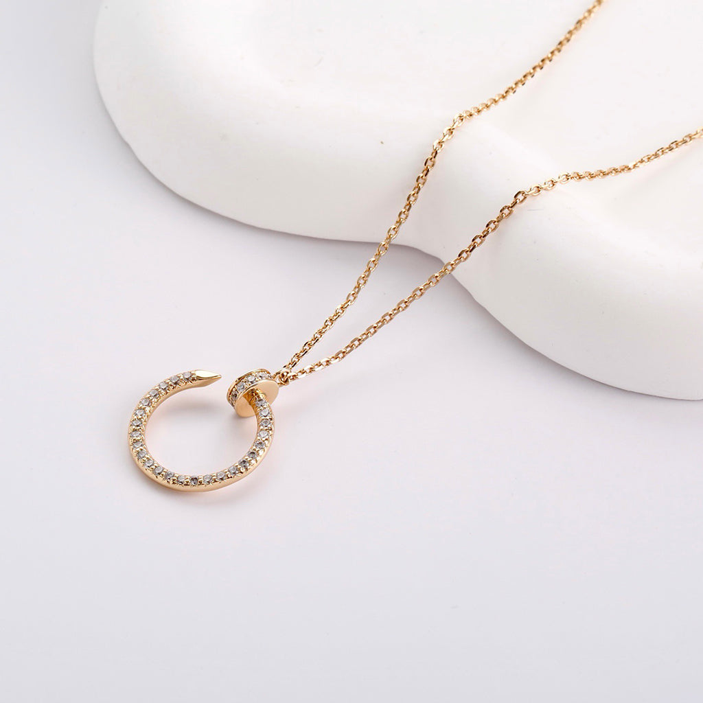 [✨ROSE💎]JUSTE NECKLACE FULL DIAMOND