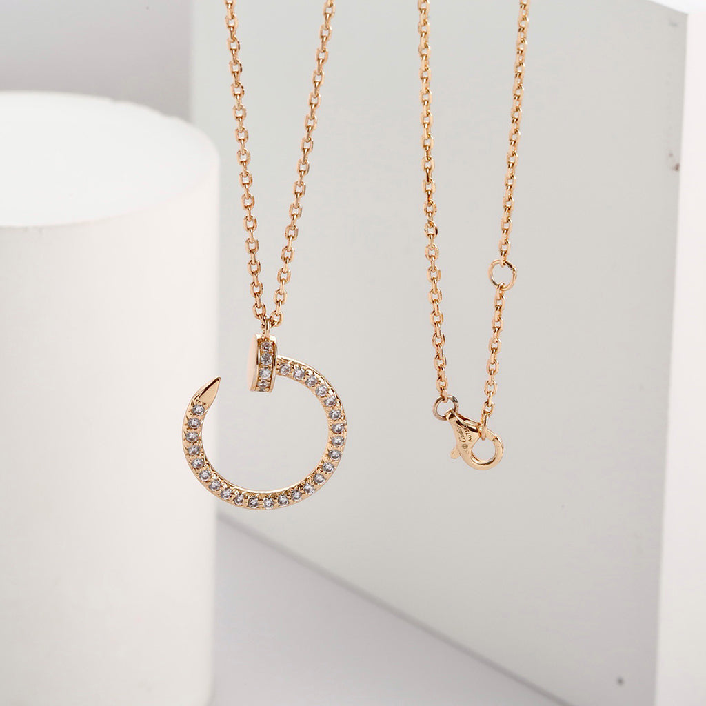 [✨ROSE💎]JUSTE NECKLACE FULL DIAMOND