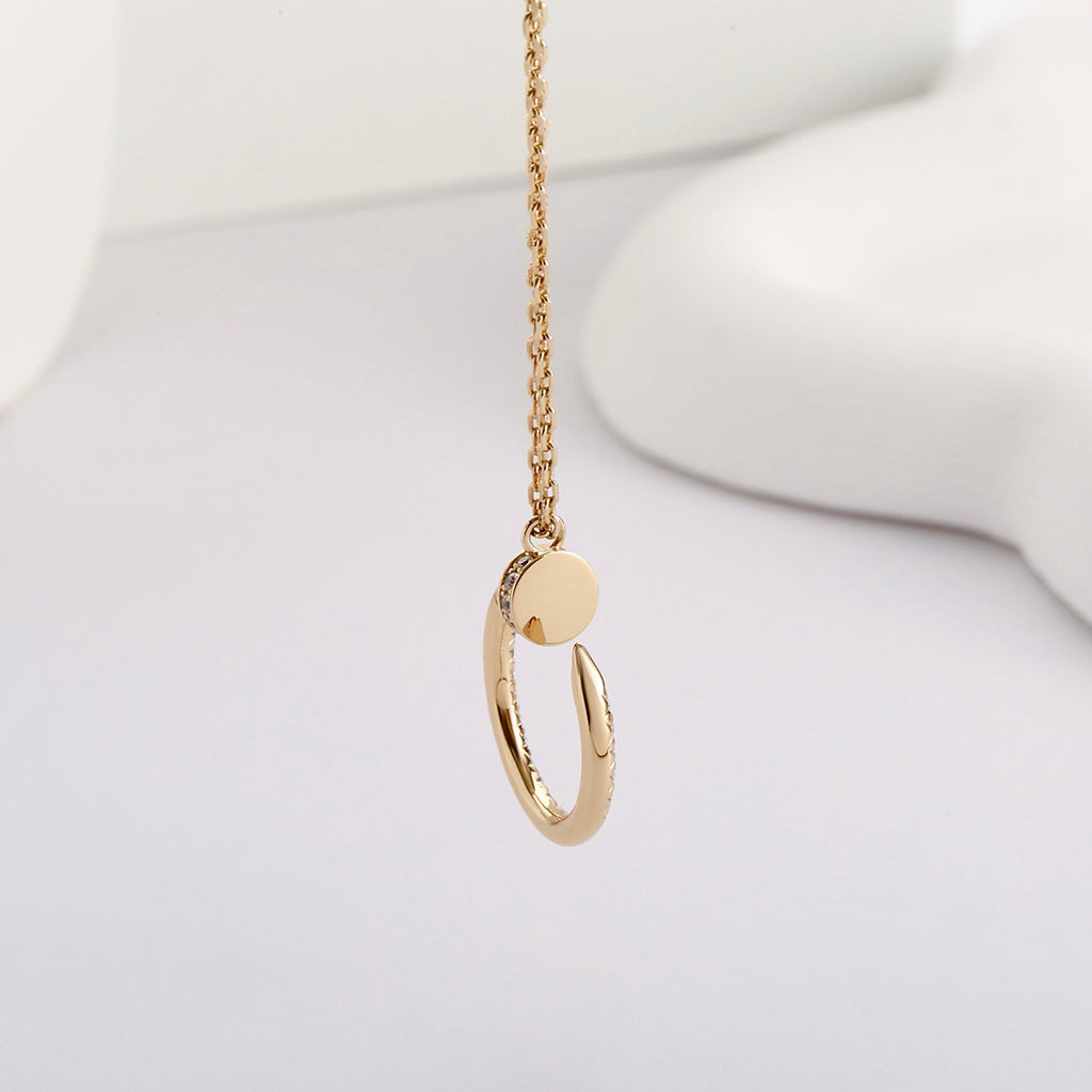 [✨ROSE💎]JUSTE NECKLACE FULL DIAMOND
