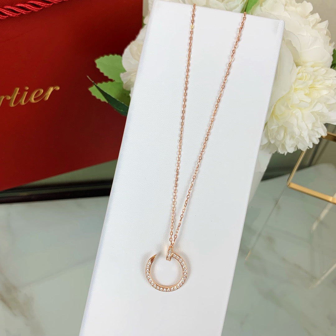 [✨ROSE💎]JUSTE NECKLACE FULL DIAMOND