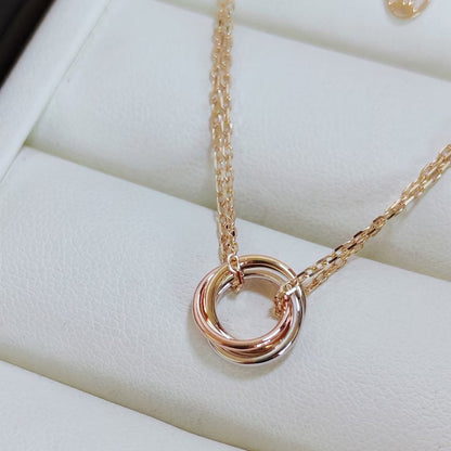 [✨ROSE💎]TRINITY MINI NECKLACE