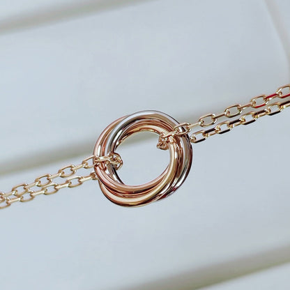 [✨ROSE💎]TRINITY MINI NECKLACE