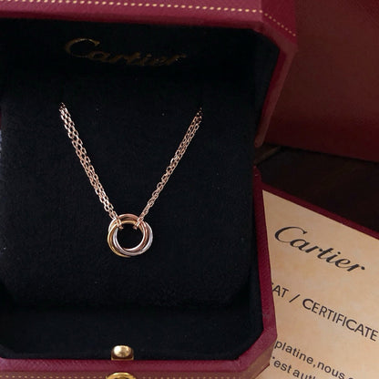 [✨ROSE💎]TRINITY MINI NECKLACE