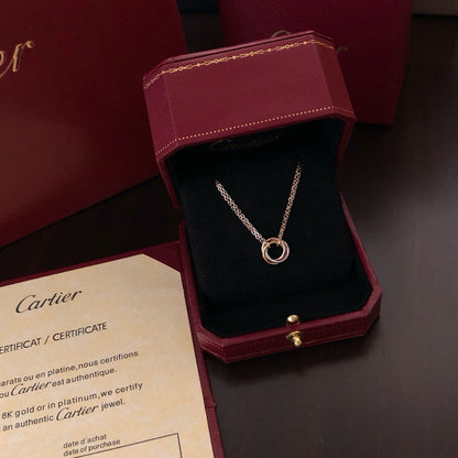 [✨ROSE💎]TRINITY MINI NECKLACE