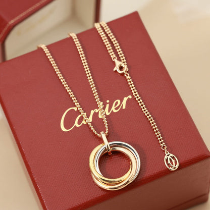 [✨ROSE💎]TRINITY LARGE NECKLACE
