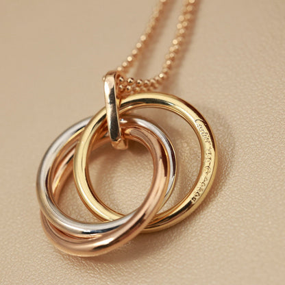 [✨ROSE💎]TRINITY LARGE NECKLACE