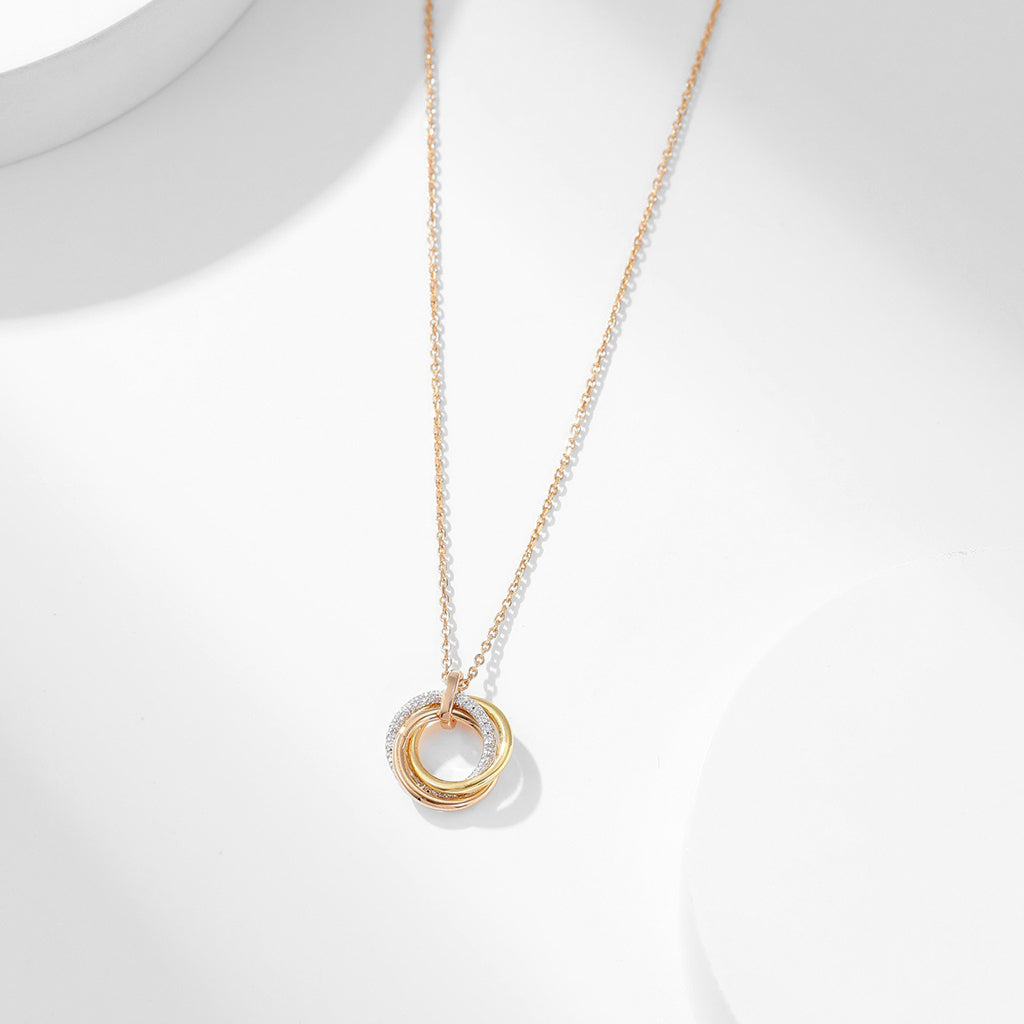 [✨ROSE💎]TRINITY SMALL NECKLACE