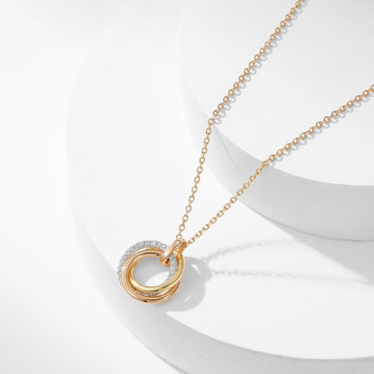[✨ROSE💎]TRINITY SMALL NECKLACE