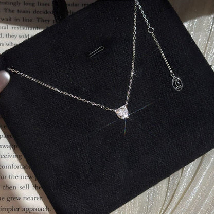 [✨ROSE💎]DAMOUR DIAMOND NECKLACE