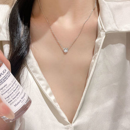 [✨ROSE💎]DAMOUR DIAMOND NECKLACE