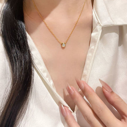 [✨ROSE💎]DAMOUR DIAMOND NECKLACE