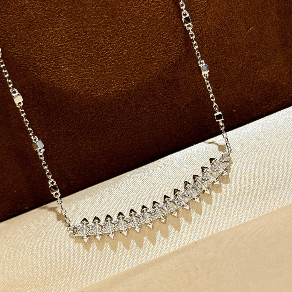 [✨ROSE💎]CLASH  SMALL FULL DIAMOND NECKLACE