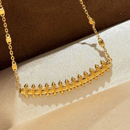 [✨ROSE💎]CLASH  SMALL FULL DIAMOND NECKLACE
