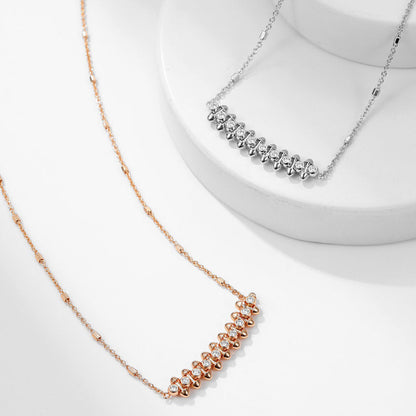 [✨ROSE💎]CLASH  MEDIUM DIAMOND NECKLACE