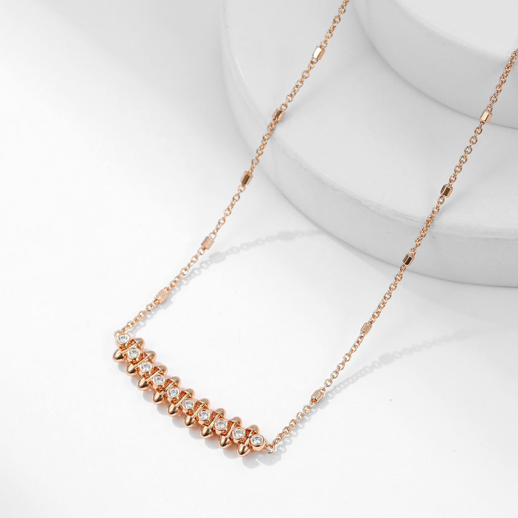 [✨ROSE💎]CLASH  MEDIUM DIAMOND NECKLACE