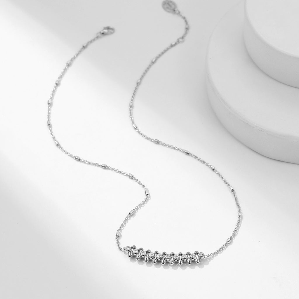 [✨ROSE💎]CLASH  MEDIUM DIAMOND NECKLACE