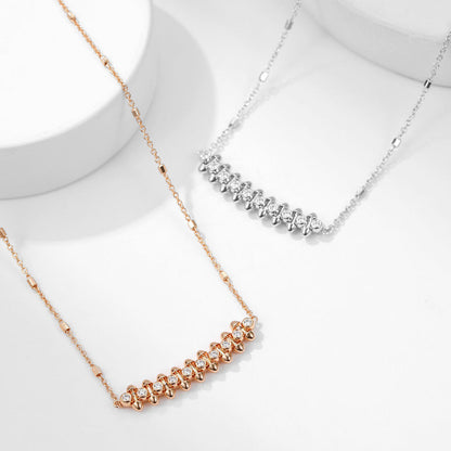 [✨ROSE💎]CLASH  MEDIUM DIAMOND NECKLACE